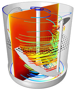 COMSOL 4 4 mixer module - انجام پروژه کامسول
